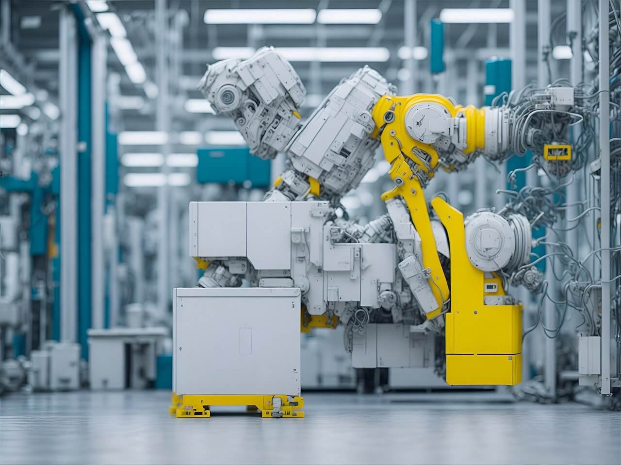 Air leak detection on pneumatic industrial machinery