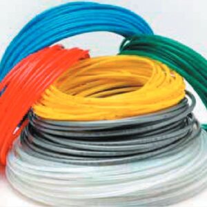 Rollen persluchtslang van polyamide PA 12 MB-LONGLIFE in blauw, rood, geel, groen, zwart en naturel